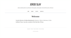 Desktop Screenshot of jerodslay.com
