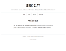 Tablet Screenshot of jerodslay.com